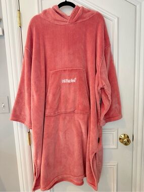 HiTurbo Pink Oversized Wearable Blanket Hoodie - Comfy